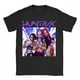 thumbnail image 1 of Pop cazadora para niña Demo-n Hunters Graphic Round-Neck Short Sleeve T Shirt For Kids Youth Fashion Tee With Cartoon Print Design Soft Blend Top For Children （Cyan）, 1 of 2