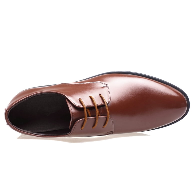 wing tip or cap toe for brown dress shoes Johnston & Murphy Men's Daley Cap Toe Shoes, 9.5 / Tan / Medium main image 0