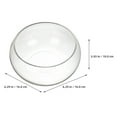 thumbnail image 2 of Miangastore Bol à Poisson en Verre Bol Rond en Verre Terrarium pour Plantes Bol à Poisson Transparent pour la Maison, 2 of 8