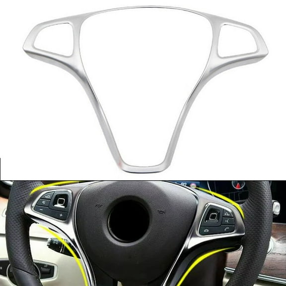 Goodhd Matte Interior Steering Wheel Cover Trim For Mercedes For Benz W447 2014-2020
