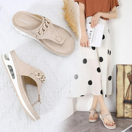 

Women s Ladies Fashion Casual Sandals Shoes Outdoor Flip Flops Beach Wedges Slippers