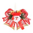 thumbnail image 3 of Adorno colgante de Navidad Macarena campana Rojo con Papá Noel, 3 of 8