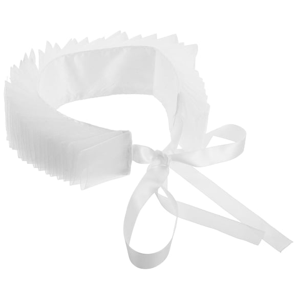 Women Tulle Fluffy Ruffled Fake Collar Layered Mesh Cosplay Costume Clown Choker For Halloween Parties And Theatrical Performances