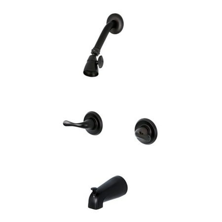 Brass Two Handle Tub - Kingston Brass Yosemite Two Handle Tub Shower Faucet