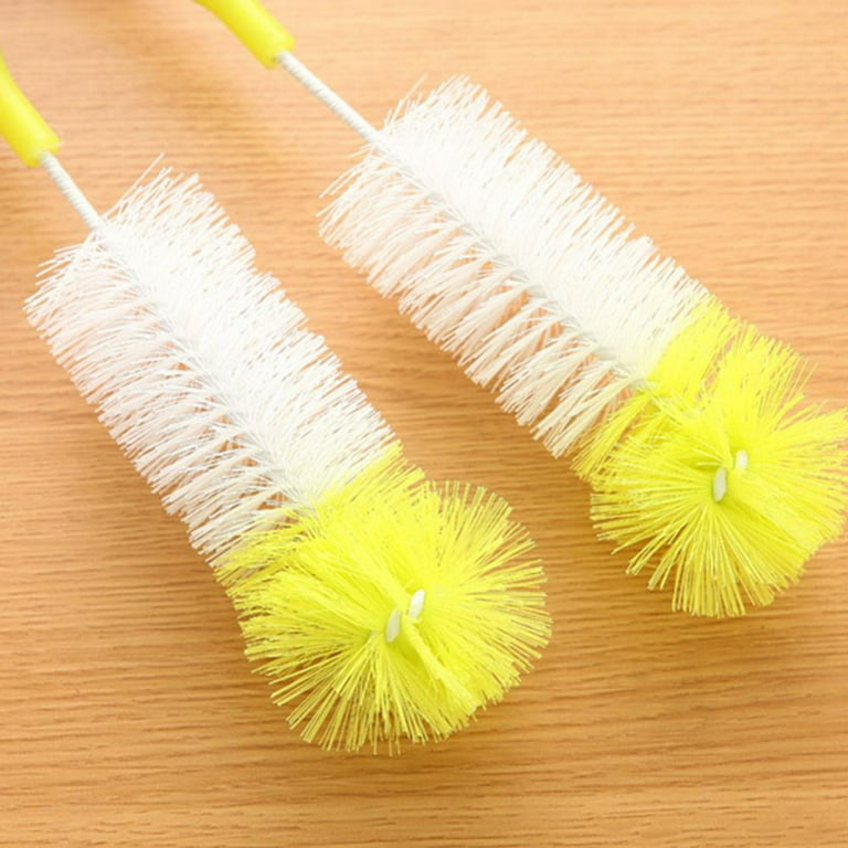 Utility Bottle Cleaning Brush Set Long Handle Thin Small Big Wire Cleaner  Bendable Flexible for Narrow Neck Skinny Spaces of Water Beer Wine Baby
