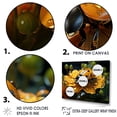 thumbnail image 3 of Designart "The Splendid Travel Of Sunshine Ladybugs" Ladybug Floater Framed Wall Art Prints, 3 of 5