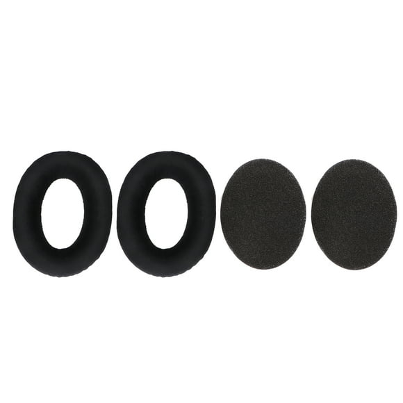 Shisuyan Headphones Earpads Cushions Black 1Set 4.3in*3.3in Velour
