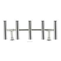 5-Tube Boat Fishing Rod Holders, Fishing Console Boat T Top Rod Bracket Fishing Pole Holder