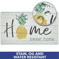thumbnail image 4 of SoHome Cozy Living Home Sweet Home Pineapple Anti-Fatigue Kitchen Mat, Grey/Yellow, 17.5"x30", 4 of 7