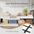 thumbnail image 5 of VECELO Metal Platform Bed Frame, Wooden Headboard and Footboard, Black & Wood Grain, Twin Size, 5 of 14
