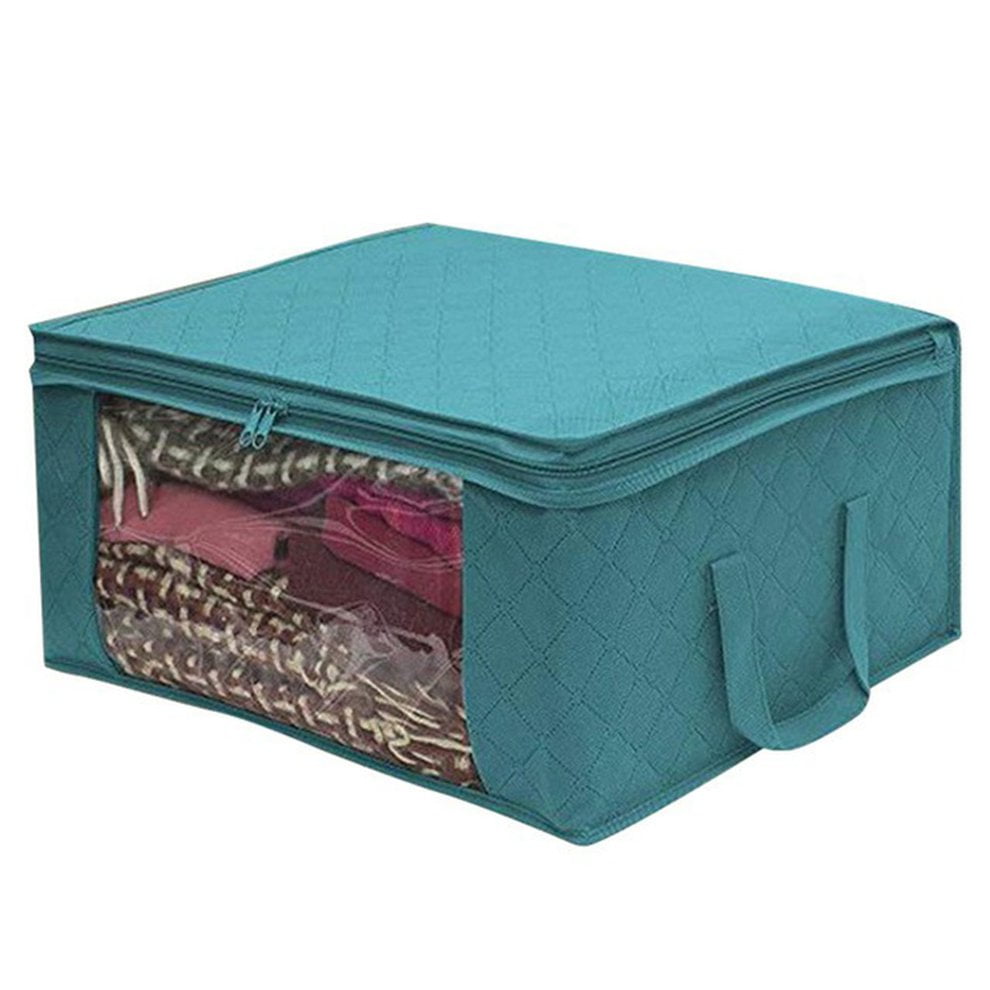 Portable Non-woven Space Saver Storage Bag Clothes Quilt Blanket Organizer Box 