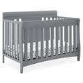 Delta Children Richmond 6in1 Convertible Baby Crib, Grey