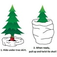 thumbnail image 4 of Plasticplace Christmas Tree Disposal and Storage Bag │ Fits Trees 9’ Tall │ 38" x 34" x 114", 1.5 MIL (Black), 4 of 7