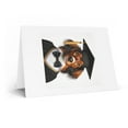 thumbnail image 2 of DistinctInk Greeting Card / Note Card - Nederlandse Kooikerhondje Graduation - PACK of 50, 2 of 7
