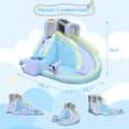thumbnail image 3 of Ktaxon 7-in-1 Inflatable Water Slide Bounce House with Blower, Splash Pool & Surfboard for Kids Backyard, 3 of 11