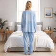 thumbnail image 2 of Loritta Secret 2 Pieces Womens Pajamas Sets Comfy Printed Loungewear Sets Woman with Pockets,S-2XL, 2 of 6
