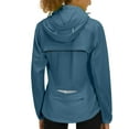 thumbnail image 3 of Little Donkey Andy Women's Quick-Dry Running Jacket UPF 50+ Cycling Jacket with Detachable Sleeves and Hood Size L, 3 of 7