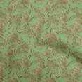 thumbnail image 1 of oneOone Polyester Spandex Green Fabric Tropical Fabric For Sewing Printed Craft Fabric By The Yard 56 Inch Wide, 1 of 5