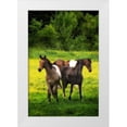 thumbnail image 3 of Alan Hausenflock 4x24 White Modern Wood Framed Wall Art Titled - The Horses Three I, 3 of 5