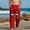 Red, variant on SGFCWSX Boys Casual Pants Elastic Waist Loose Fit Print with Pockets Trousers for Kids Yellow Size 8 Years