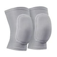 thumbnail image 3 of 2 rodilleras de soporte, protectores deportivos, mangas protectoras para correr, escalar, voleibol, levantamiento de pesas y senderismo. Gris, 3 of 8