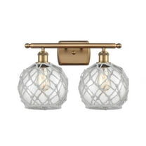 Innovations Lighting - Farmhouse Rope - 2 Light Bath Vanity In Industrial