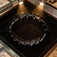 thumbnail image 4 of Hematite Bracelet for Men,Stylish and Trendy Magnetic Bracelet for Enhance your image and Boost your confidence,Beaded Stretch Healing Bracelets,Perfect Gifts, 4 of 8