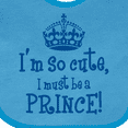 thumbnail image 4 of Inktastic So Cute Prince Boys Baby Bib, 4 of 4