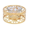 thumbnail image 1 of Candelabro moderno Candelabros decorativos Pilar Candelabros Artesanía Candelabros para mesa Boda Vacaciones Comedor Decoración , geometría redonda, 1 of 9