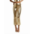 thumbnail image 1 of Commando Faux Leather Crop Flare - SLG33 (Gold Leaf, XL), 1 of 2