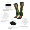 thumbnail image 3 of Naloa butterflies and floral Knee Socks, High Socks Long Stretchy Sock Women Knee High Stocking, Long Socks for Women, 3 of 6
