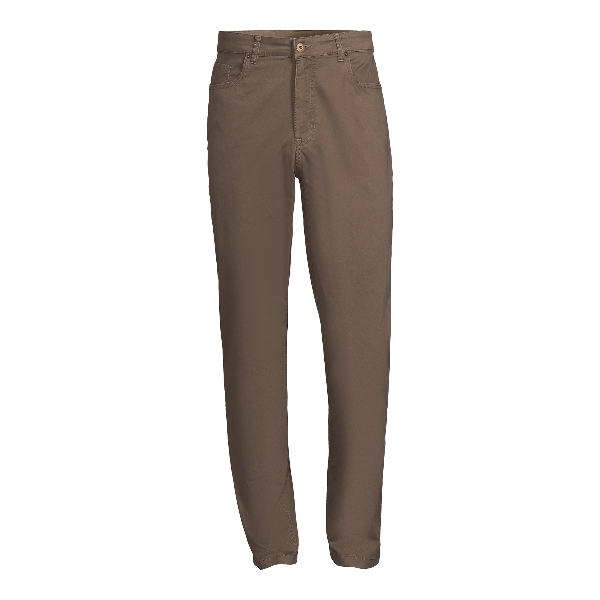 George Menâ€™s and Big Menâ€™s Premium 5 Pocket Garment Washed Pants, Sizes 29-44