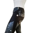 thumbnail image 3 of Ladies Compression Tights Active Yoga Running Pants Workout Leggings with Digital Prints, 3 of 6