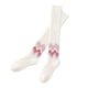 thumbnail image 4 of Calcetines hasta el muslo jinwen para mujer Calentadores de piernas invierno Rojo, 4 of 8