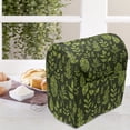 thumbnail image 3 of Sage Stand Mixer Cover, Patterned Green Leaves Nature Inspired Composition Fresh Trees Woodland, Kitchen Appliance Organizer Bag Cover with Pockets, 5 Quarts, Apple Green Dark Green, by Ambesonne, 3 of 4