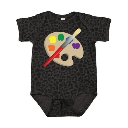 

Inktastic Artist Palette and Brush Gift Baby Boy or Baby Girl Bodysuit