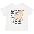 thumbnail image 3 of Inktastic Grammy's You Say Alpaca My Bags Boys or Girls Toddler T-Shirt, 3 of 5