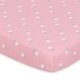 thumbnail image 5 of The Peanutshell Pink Roses/ Ditsy Floral Mini Crib, Playard Sheet 3 Pack Set, 5 of 8