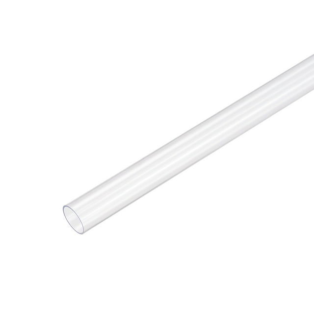 Unique Bargains 2pcs PVC Rigid Round Clear Tubing 3/8 ID x 1.6ft