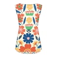 thumbnail image 5 of IFNWSV Plus Size Tank Tops for Women Sleeveless Print Flowy Loose Fit Breathable Summer Cami Top Multicolor 3XL, 5 of 7