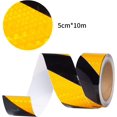 thumbnail image 3 of Cinta Reflectante Amarilla y Negra 10m x 5cm impermeable JM, 3 of 4