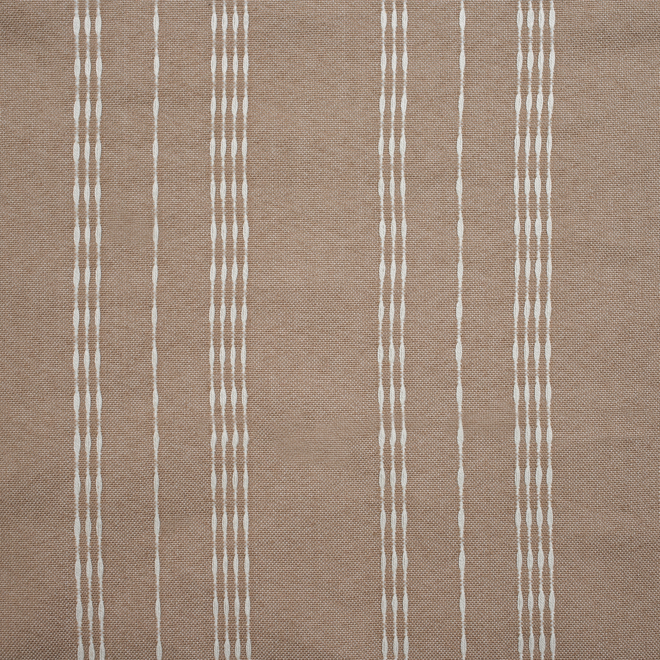 Better Homes & Gardens Luna 3-Piece Brown Pick Stitch Stripe Kitchen Curtain Set 60" x 36"