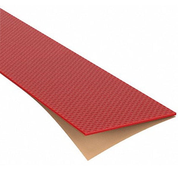 1/8" Thick Red ExtremeTemperature Weatherproof Silicone Foam Strips