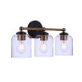 thumbnail image 2 of Coppa 3 - Light Flat Black And Satin Brass Brass Traditional Incandescent Glass And Steel, 2 of 7