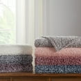 thumbnail image 6 of Mainstays Extra Plush Lightweight Sherpa Throw Blanket, 50" X 60", Gray, 6 of 7