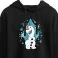 thumbnail image 3 of Frozen - Winter - Olaf Dancing In Snow - Juniors Cropped Pullover Hoodie, 3 of 5