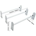 thumbnail image 2 of VEVOR 3-Bar Van Roof Ladder Rack 750LBS Alloy Steel Adjustable 47.2"-78.7" Roof Rack for Minivans, 2 of 8