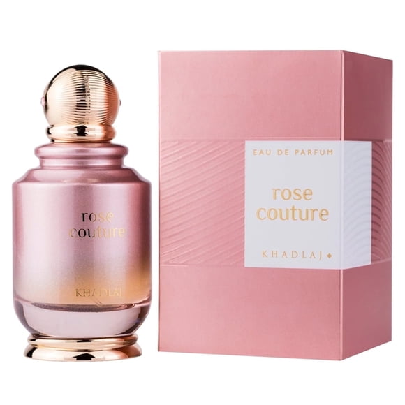 Khadlaj Rose Couture Eau de Parfum Spray for Women, 3.4 Ounce