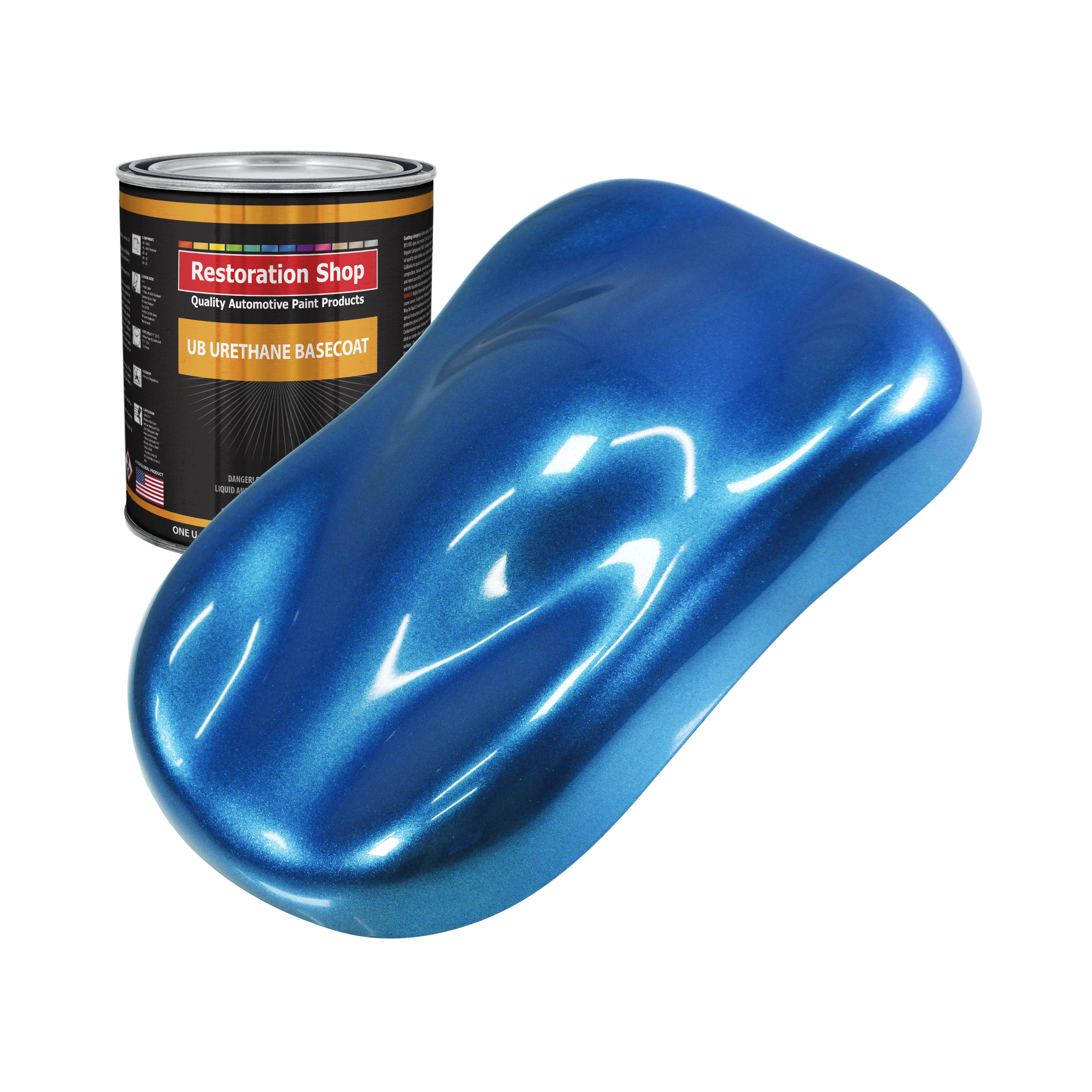True Blue Firemist 1 Quart URETHANE BASECOAT Car Auto Body Paint