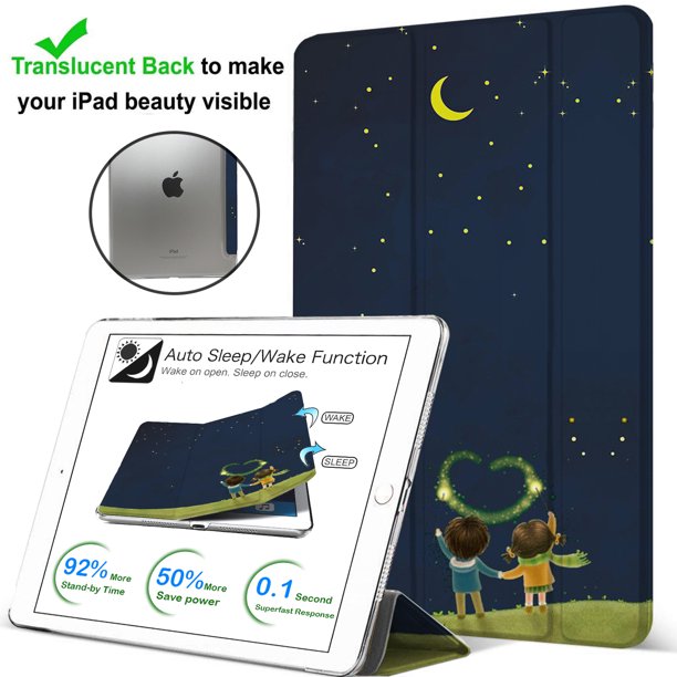 Durasafe Cases For Ipad Pro Air 10 5 Slimline Series Lightweight Protective Cover With Dual Angle Stand Clear Pc Back Shell Night Sky Walmart Com Walmart Com